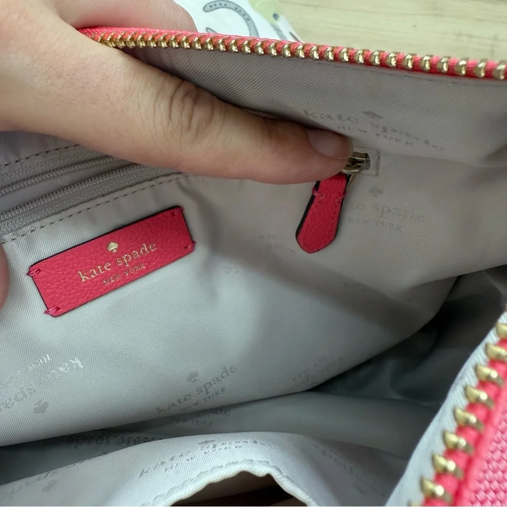 Kate Spade Vibrant Pink Crossbody Bag with Coin Pouch - Picture 8 of 14